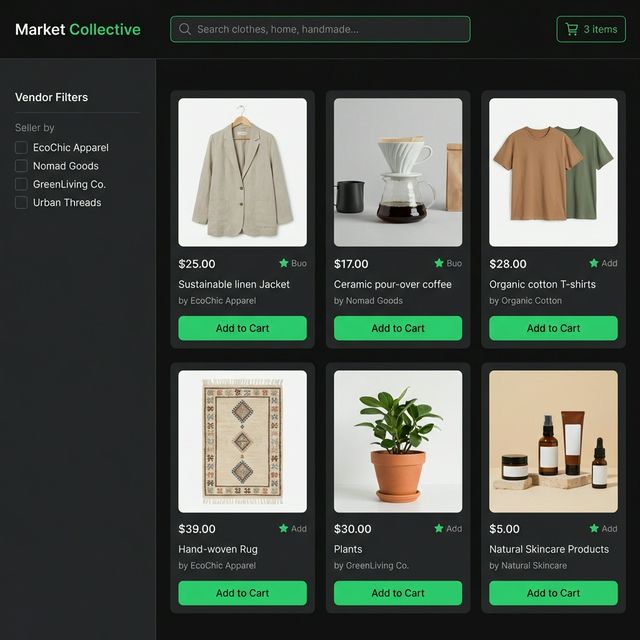 Multi-Vendor E-commerce Marketplace